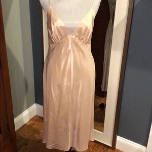 watters&watters | Dresses | Watterswatters Black Lace W Nude Slip Dress